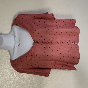 LIVE 4 TRUTH POLKA DOTTED CROP TOP SIZE M